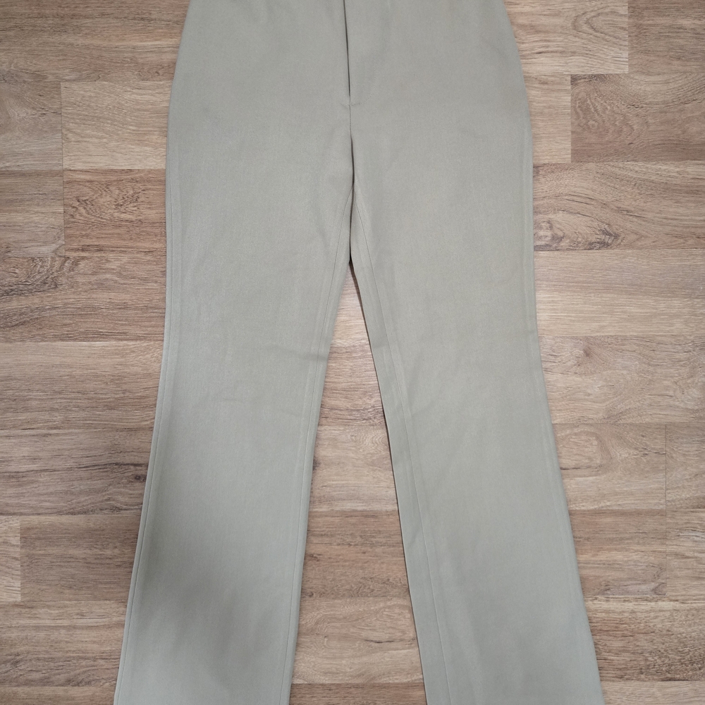 VERTIGO Taupe Stretch Cropped Pants Size 4 - Picture 4 of 13